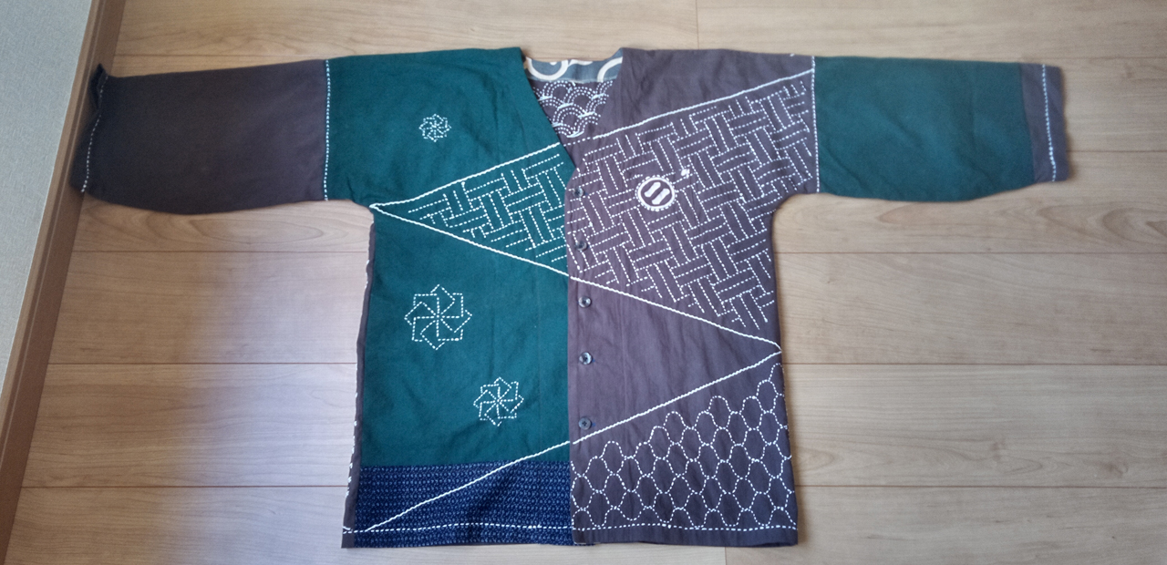 鯉口風ジャケット完成です