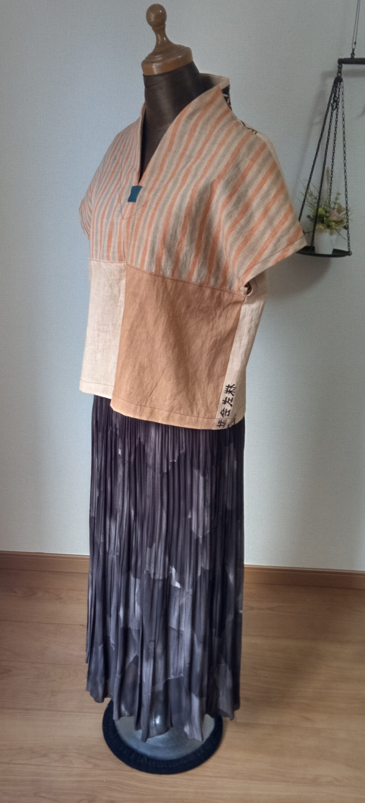 夏のトップス作りました。