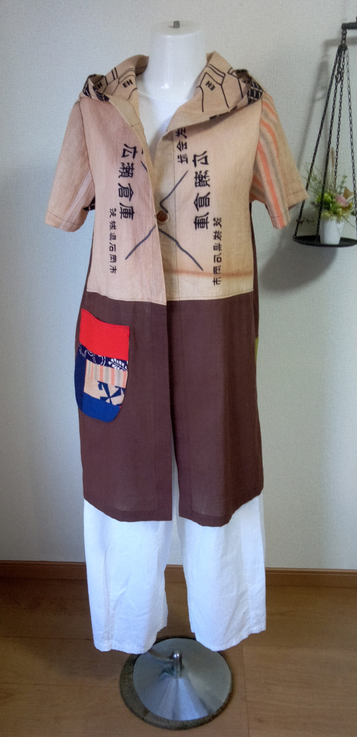 古布木綿ジャケットを作りました。